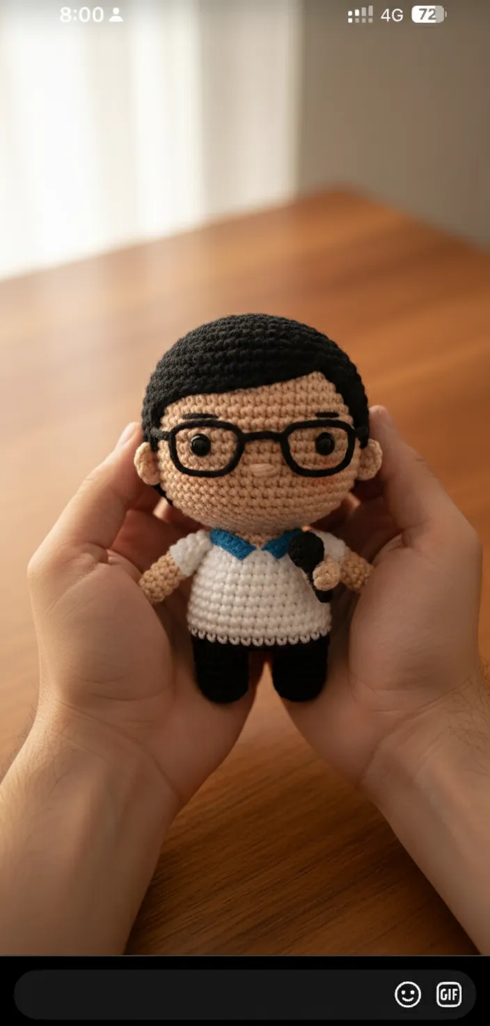 Cute and Cozy Knitted Doll